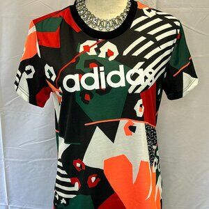 Adidas Womens Colorful T-shirt Size M